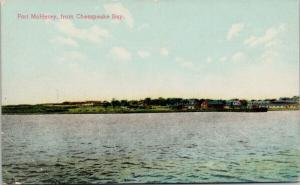 Fort McHenry from Chesapeake Bay Maryland MD Postcard D83 *As Is