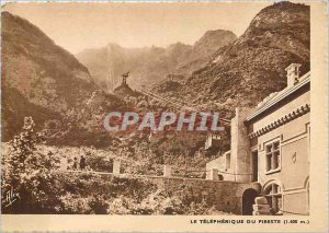 Modern Postcard The Pyrenees The Telepherique Pibeste (1400 m) cabin that mak...