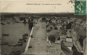 CPA BARFLEUR - Vue générale prise sur l'Église (149757)