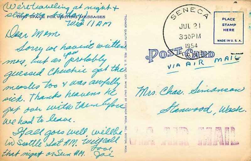 KS, Seneca, Kansas, Cedars Motel, Tichnor Bros