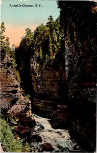 Postcard NY Ausable Chasm