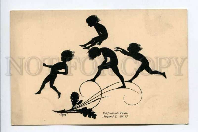 423193 Nude ELF Leapfrog by DIEFENBACH Vintage SILHOUETTE #15