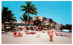 Tower Isle Hotel Ocho Rios Jamaica Beach Scene Vintage Postcard