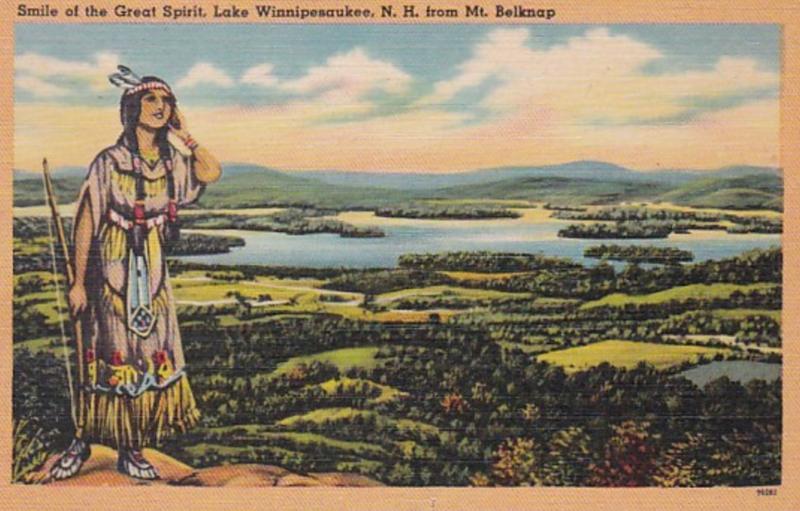 New Hampshire Lake Winnipesaukee Smile Of The Great Spirit