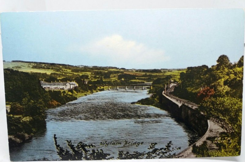 Wylam Bridge and River Tyne Northumberland Vintage Friths Series Postcard