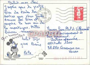 Postcard Modern Disney Mickey Minnie Disney