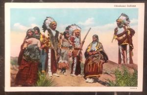 Mint USA PPC Picture Postcard Native American Oklahoma Indiana