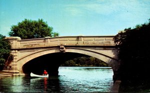 Minnesota Minneapolis Isle Of Cedar Lake Bridge Over The Lagoon