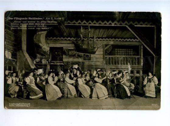 174954 WAGNER Flying Dutchman OPERA Stage Vintage photo PC#1