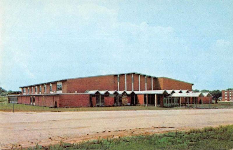 Bolivar Missouri Southwest Baptist College Fieldhouse Vintage Postcard J77189