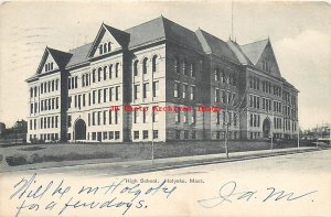 3 Postcards, Holyoke, Massachusetts, High School Scenes
