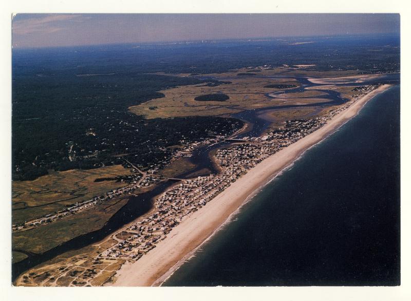 Scituate, Massachusetts/MA/Mass Postcard, Aerial View Of Humarock & Fourth Cliff