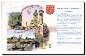 Old Postcard Saone et Loire Macon