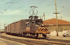 Sacramento Northern 654 Train Marysville, CA 1965 Railroad Vintage Postcard