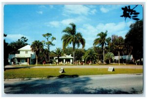 c1960 Silver Springs Motor Court Silver Springs Florida Vintage Antique Postcard