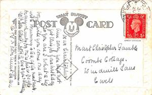 Valentine & Sons Walt Disney Postal used unknown 