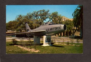 MS US Air Force Plane Airplane Jet Fighter Biloxi Mississippi Postcard