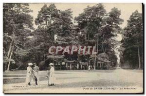 Old Postcard Foret du Gavre Roundabout