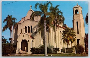 Vintage Postcard Holy Spirit Catholic Church Lake Wales Florida Built in 1927 FL