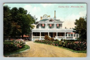 Milwaukee WI-Wisconsin, Country Club, Veranda Gardens Windmill, Vintage Postcard