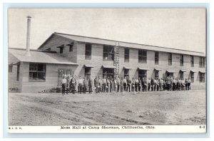 Mess Hall Camp Sherman Barracks Military Chillicothe Ohio OH Postcard (JF7)