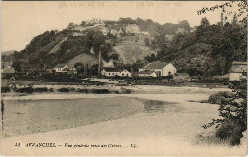 CPA AVRANCHES - Vue générale prise des Greves (149256)