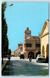 BISKRA Street View ALGERIA signed Jefal Postcard