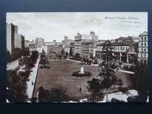 Australia NSW SYDNEY Wynyard Square c1914 Postcard