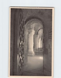 Postcard View through west doorway St. Johns Chapel Tower Of London England