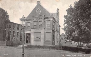 Butler New Jersey First National Bank, B/W Photo Print Vintage Postcard U10164