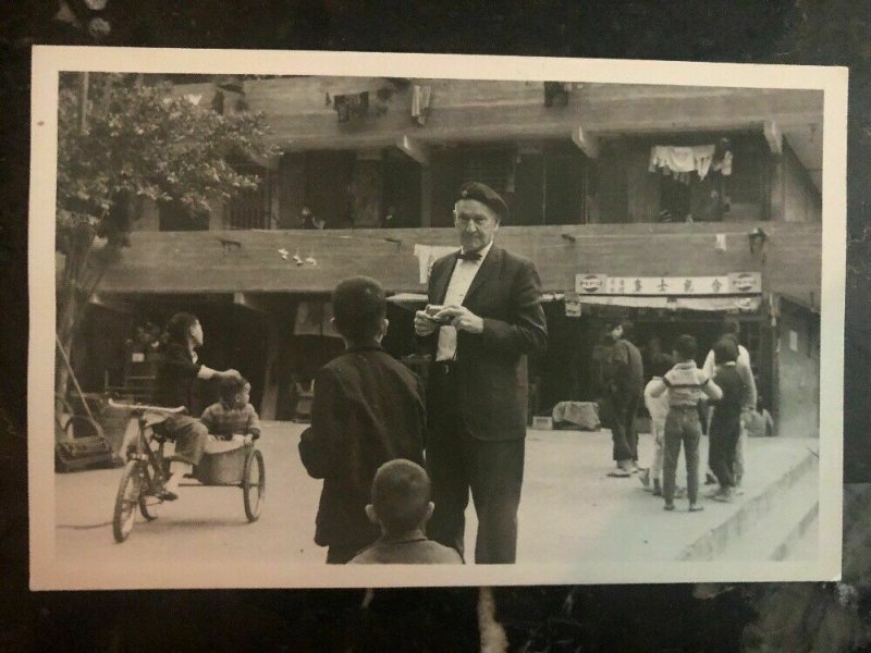 Mint Hong Kong ReAl Picture Postcard Photographer With The Kids