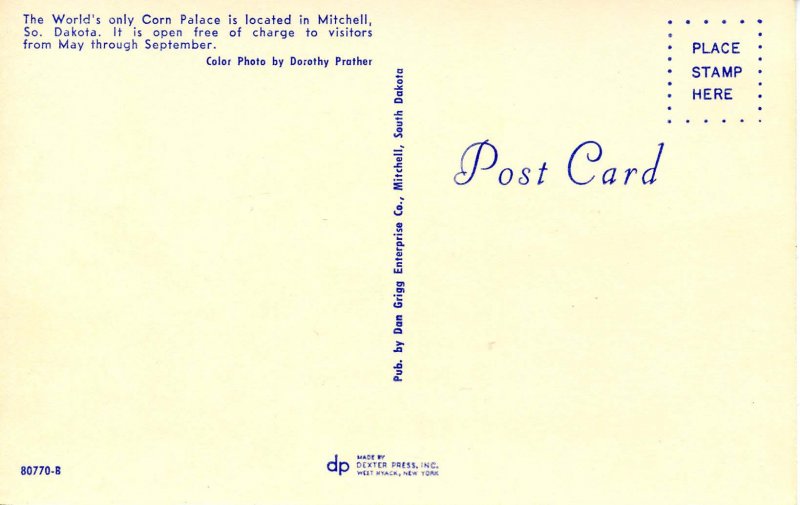 SD - Mitchell. Corn Palace, 1963