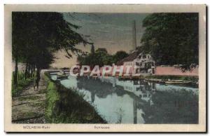 Old Postcard Mulheim Schleuse