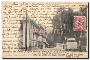 Old Postcard A Brides les Bains Street