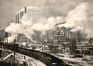 Postcard Walter Ulbricht Leuna Works An Industrial Giant