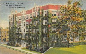 Memphis Tennessee 1946 Postcard University Of Tennessee School Of Medicine