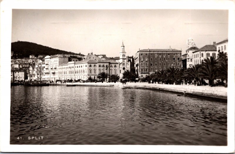 Croatia Split Vintage RPPC C015