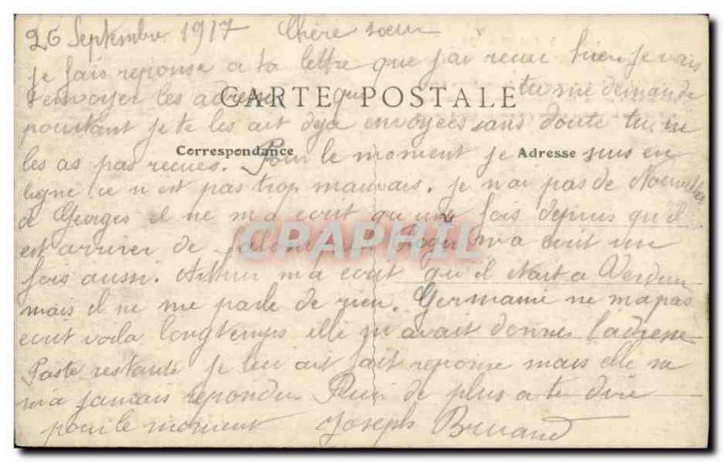 Old Postcard Vitre Chateau Facade Sud