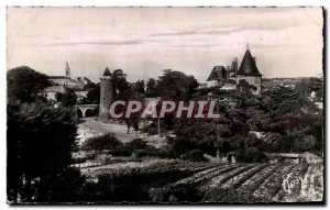 Postcard Ancient Pornic View Of The Chateau And & # 39eglise