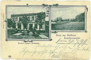 18146 - postcards VINTAGE POSTCARD - GERMANY - FOREST HOUSE: SMOKE-CATCHERS-