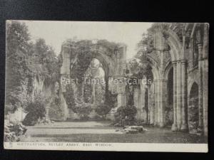 Hampshire: Netley Abbey, East Window, Southampton c1909 by Raphael Tuck & Sons