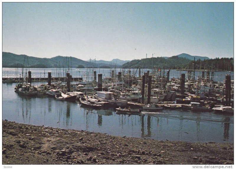 View looking southwest from Queen Charlotte City,  B.C., Canada,  50-70s