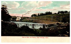 Connecticut East Killingly  View of Dam and Factory