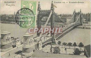 Old Postcard Budapest Elisabeth Brucke