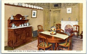 M-92257 Dining Room in Gen U S Grant's Home Galena Illinois