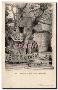 Old Postcard Allouville Bellefosse Chapel of the large oak