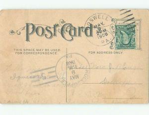 Pre-Linen Comic THE FUTURE LOOKS DARK TO MAN AB9368