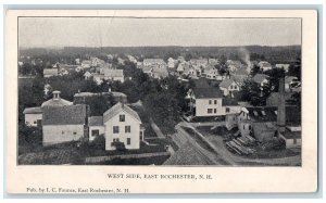 c1905 West Side Village Road Trees Wood East Rochester New Hampshire NH Postcard