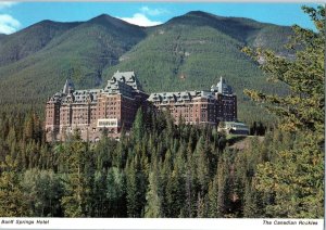 Banff Springs Hotel Canadian Rockies Postcard