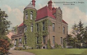 Massachusetts Brockton Residence Of Ex Governor W L Douglas Curteich
